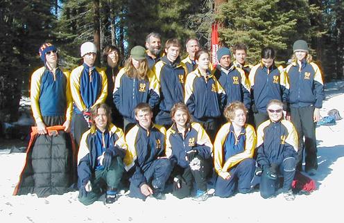 Nevada Union Nordic ski team